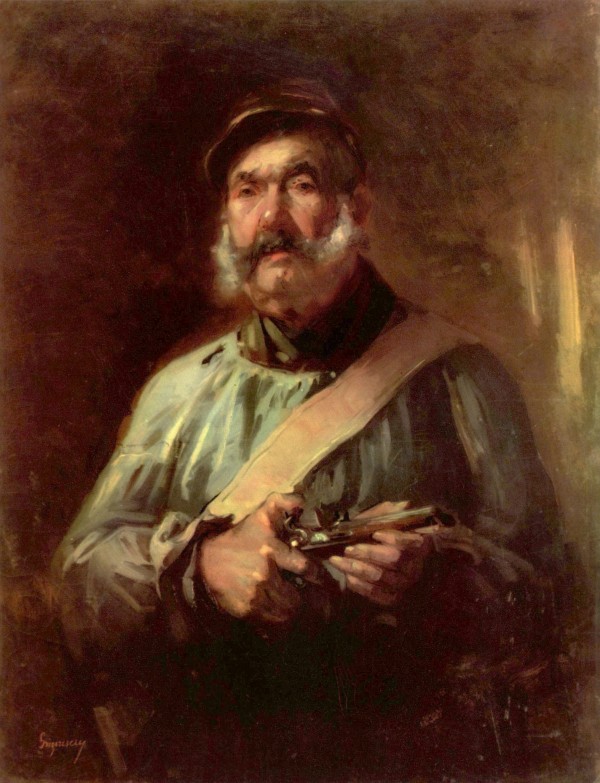 Experienced soldier by Nicolae Grigorescu